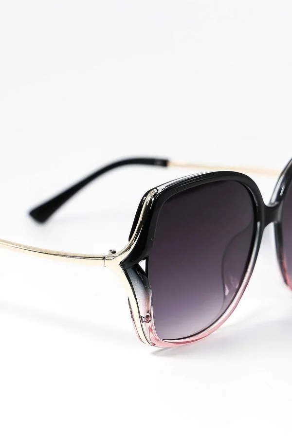SOUL Accessories Large Square Sunglasses In Black*Women As Seen On Social