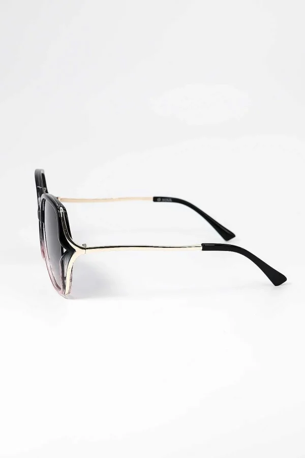 SOUL Accessories Large Square Sunglasses In Black*Women As Seen On Social
