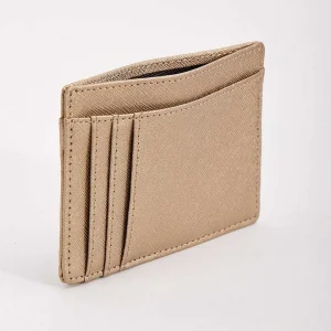 SOUL Accessories Leather Card Holder In Gold* Accessories