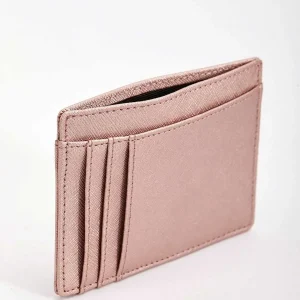SOUL Accessories Leather Card Holder In Rose Gold* Accessories