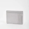 SOUL Accessories Leather Card Holder In Silver* Accessories