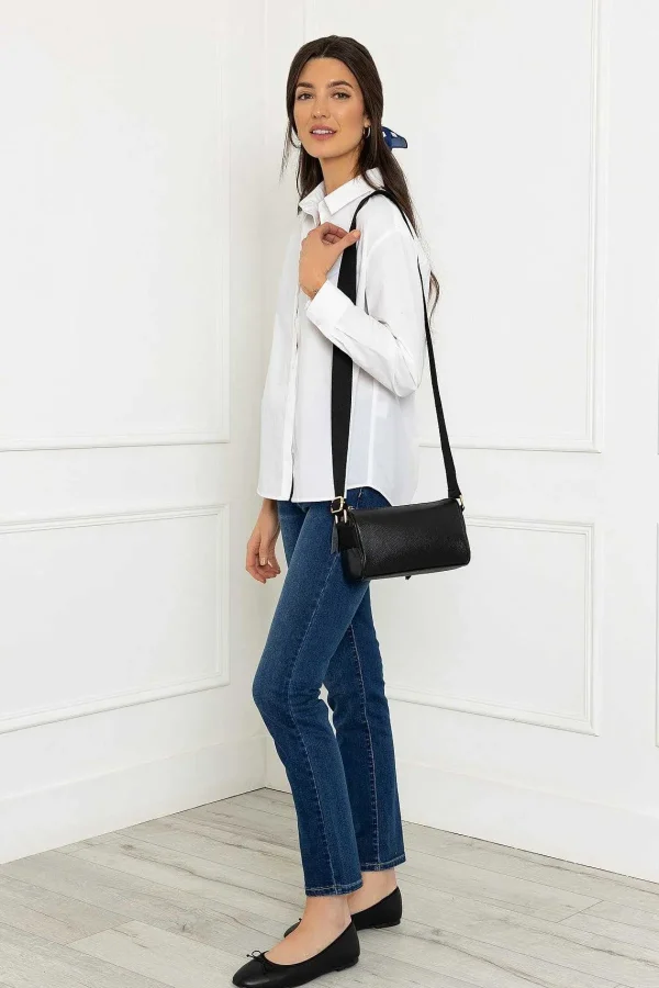 SOUL Accessories Leather Cross Body In Black*Women As Seen On Social