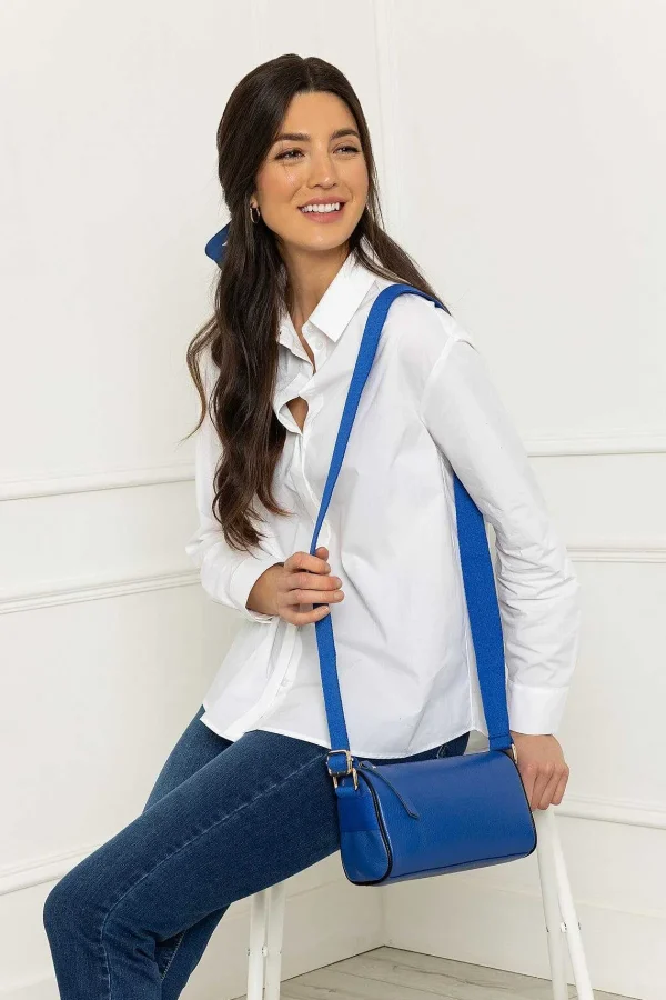 SOUL Accessories Leather Cross Body In Blue* Accessories