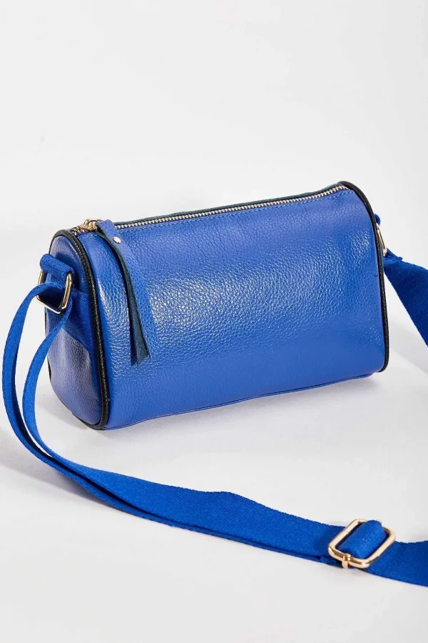 SOUL Accessories Leather Cross Body In Blue* Accessories