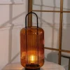 Kirkwood Led Amber Glass Lamp* Homeware