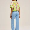 Cks Fashion Ledo Blouse In Green Print*Women Tops & Blouses