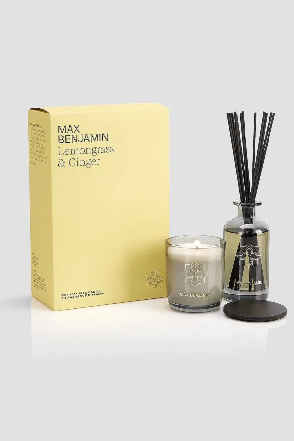 Max Benjamin Lemongrass & Ginger Candle & Diffuser Gift Set* Homeware
