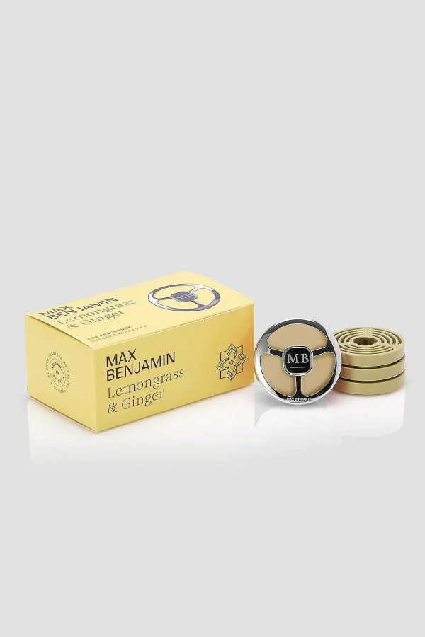 Max Benjamin Lemongrass And Ginger Car Fragrance Gift Set* Homeware