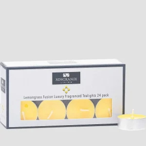 Newgrange Living Lemongrass Luxury Scented T-Lights 24 Pack* Homeware