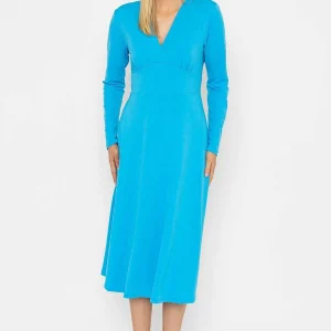 Pala D'oro Lisa Blue Midi Dress*Women Dresses & Jumpsuits