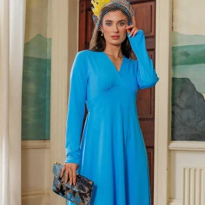 Pala D'oro Lisa Blue Midi Dress*Women Dresses & Jumpsuits