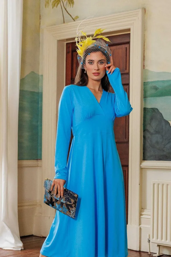 Pala D'oro Lisa Blue Midi Dress*Women Dresses & Jumpsuits