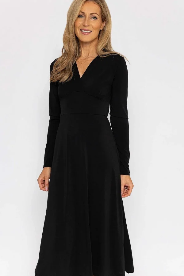 Pala D'oro Lisa Midi Dress In Black* Sale Dresses