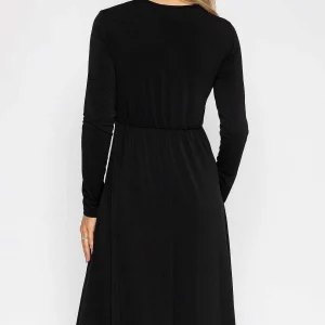 Pala D'oro Lisa Midi Dress In Black* Sale Dresses