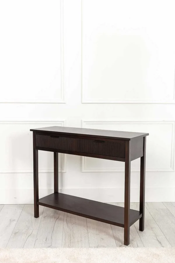 Carraig Donn HOME Lisbon Dark Wood Console Table* Homeware