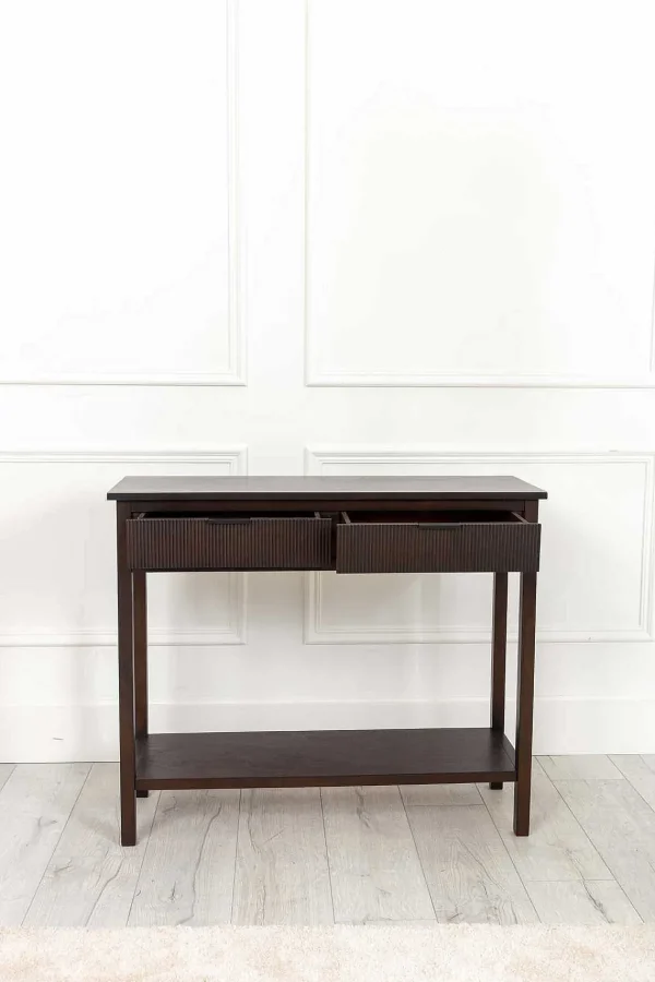 Carraig Donn HOME Lisbon Dark Wood Console Table* Homeware