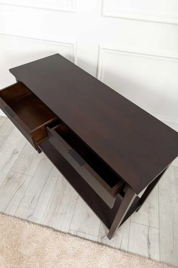 Carraig Donn HOME Lisbon Dark Wood Console Table* Homeware