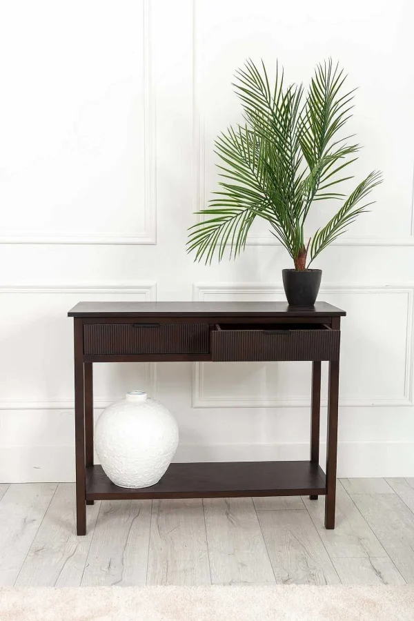 Carraig Donn HOME Lisbon Dark Wood Console Table* Homeware