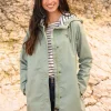 Lighthouse Long Beachcomber Jacket In Pistachio*Women Coats & Jackets