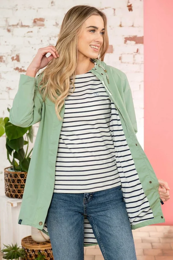 Lighthouse Long Beachcomber Jacket In Pistachio*Women Coats & Jackets