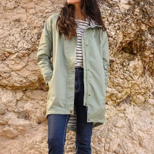 Lighthouse Long Beachcomber Jacket In Pistachio*Women Coats & Jackets