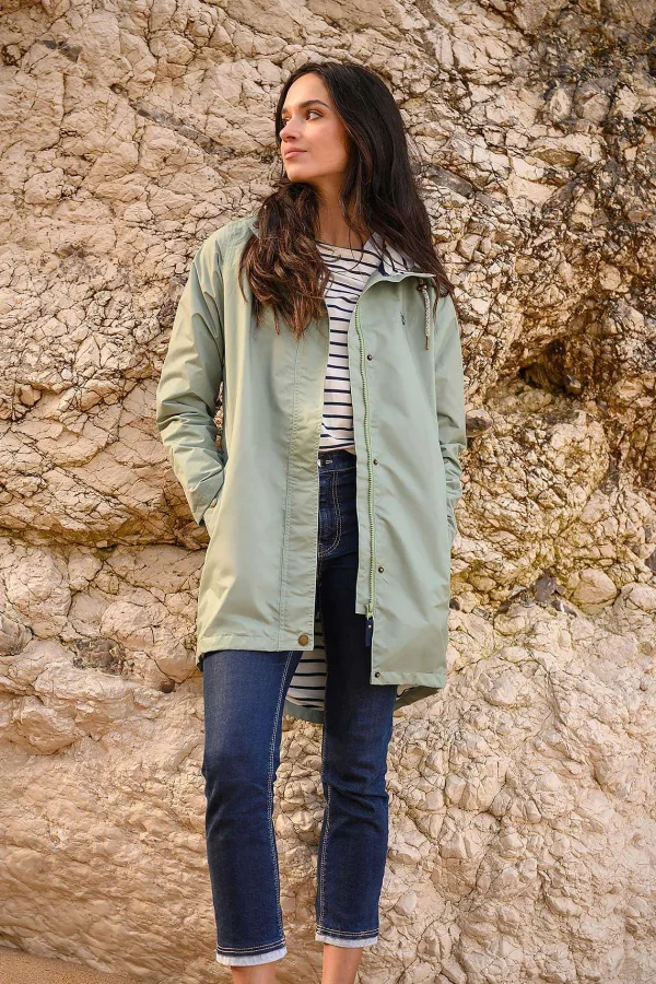 Lighthouse Long Beachcomber Jacket In Pistachio*Women Coats & Jackets