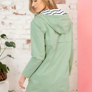 Lighthouse Long Beachcomber Jacket In Pistachio*Women Coats & Jackets