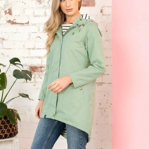 Lighthouse Long Beachcomber Jacket In Pistachio*Women Coats & Jackets