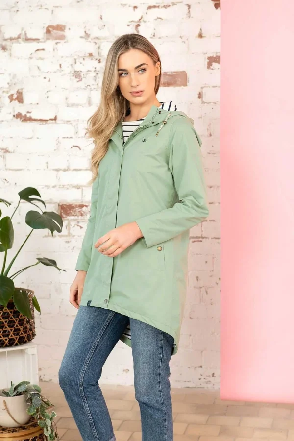 Lighthouse Long Beachcomber Jacket In Pistachio*Women Coats & Jackets