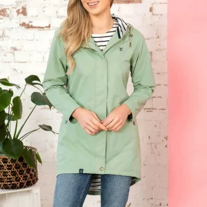 Lighthouse Long Beachcomber Jacket In Pistachio*Women Coats & Jackets
