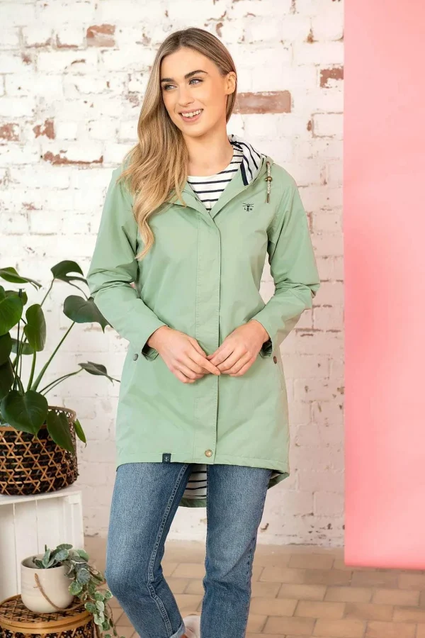 Lighthouse Long Beachcomber Jacket In Pistachio*Women Coats & Jackets