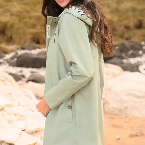 Lighthouse Long Beachcomber Jacket In Pistachio*Women Coats & Jackets