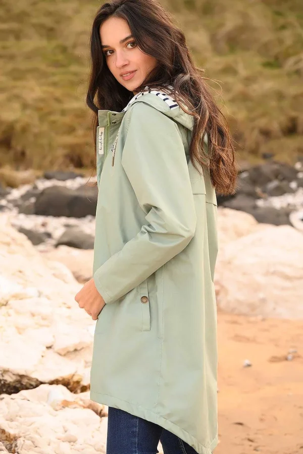 Lighthouse Long Beachcomber Jacket In Pistachio*Women Coats & Jackets