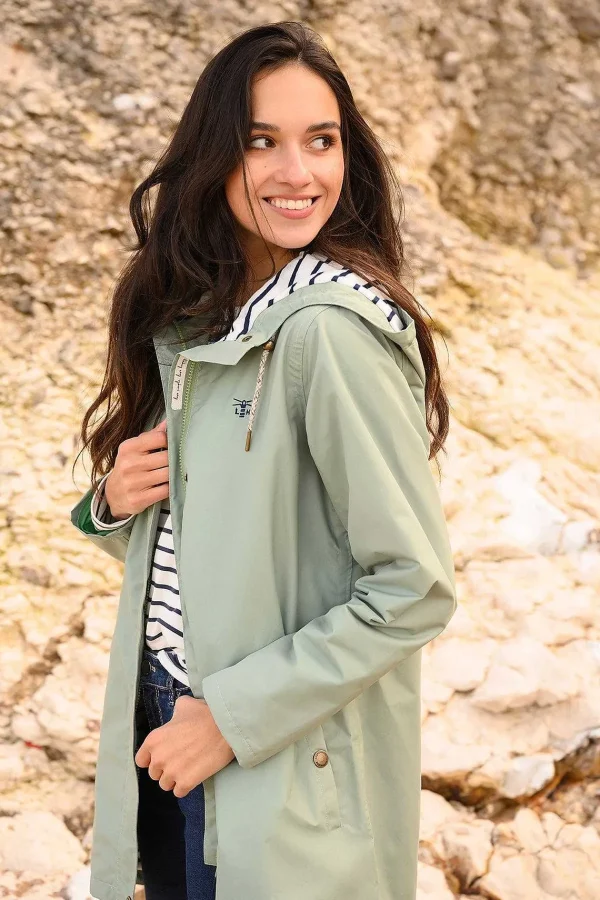 Lighthouse Long Beachcomber Jacket In Pistachio*Women Coats & Jackets
