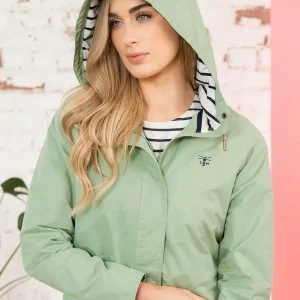 Lighthouse Long Beachcomber Jacket In Pistachio*Women Coats & Jackets