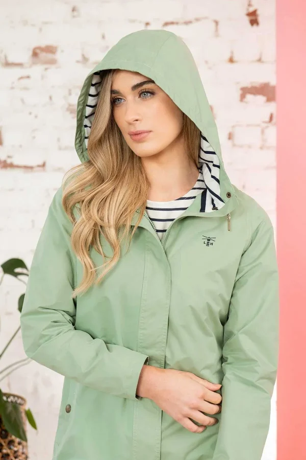 Lighthouse Long Beachcomber Jacket In Pistachio*Women Coats & Jackets