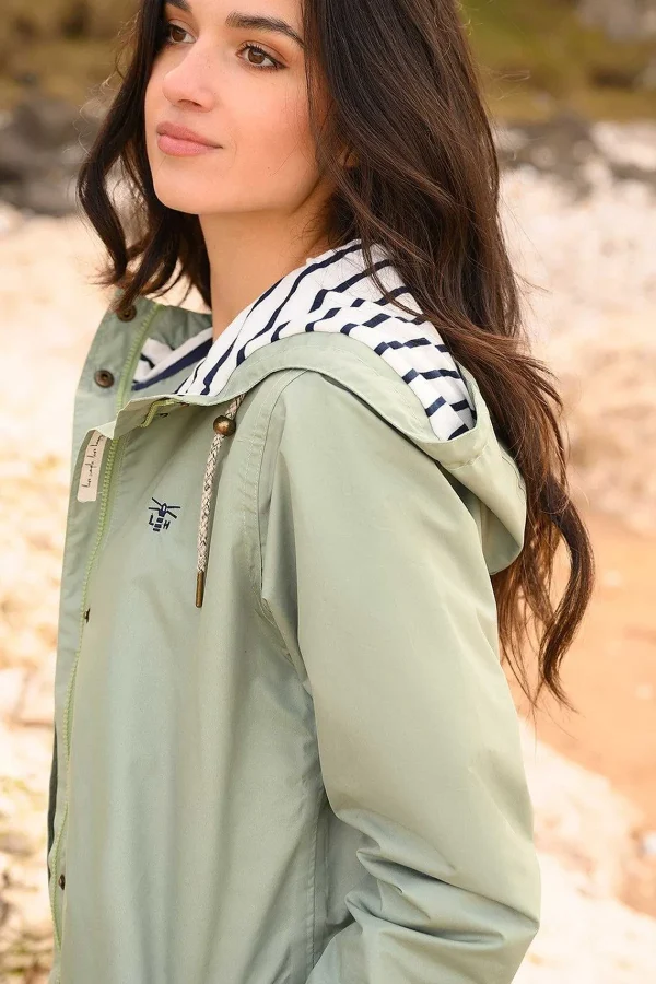 Lighthouse Long Beachcomber Jacket In Pistachio*Women Coats & Jackets