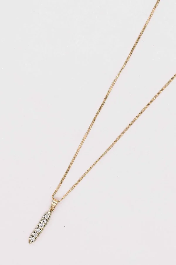 Joularie Long Pendant In Gold* Necklaces