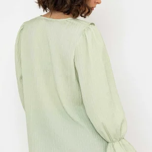 Rowen Avenue Long Sleeve Ruffle Blouse In Sage*Women Tops & Blouses