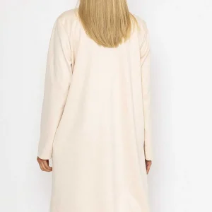 Pala D'oro Long Suede Coat In Beige*Women Coats & Jackets