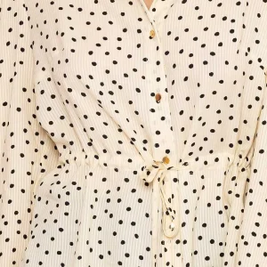 Rowen Avenue Longline Tie Shirt In Mono*Women Tops & Blouses