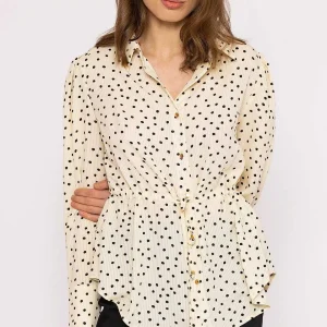 Rowen Avenue Longline Tie Shirt In Mono*Women Tops & Blouses