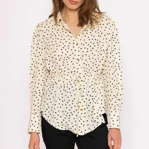 Rowen Avenue Longline Tie Shirt In Mono*Women Tops & Blouses