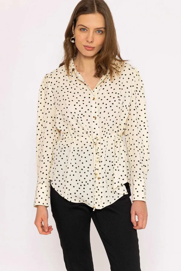 Rowen Avenue Longline Tie Shirt In Mono*Women Tops & Blouses