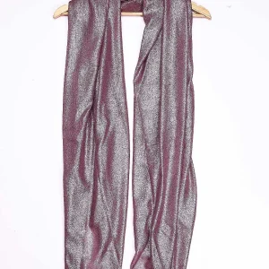 SOUL Accessories Lurex Evening Scarf In Wine* Accessories