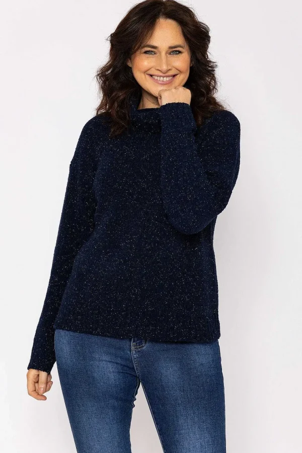 Voulez Vous Lurex Knit In Navy*Women Jumpers & Cardigans