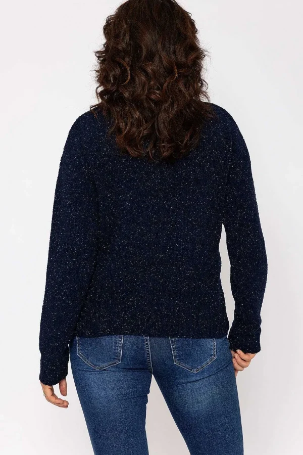 Voulez Vous Lurex Knit In Navy*Women Jumpers & Cardigans