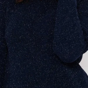Voulez Vous Lurex Knit In Navy*Women Jumpers & Cardigans