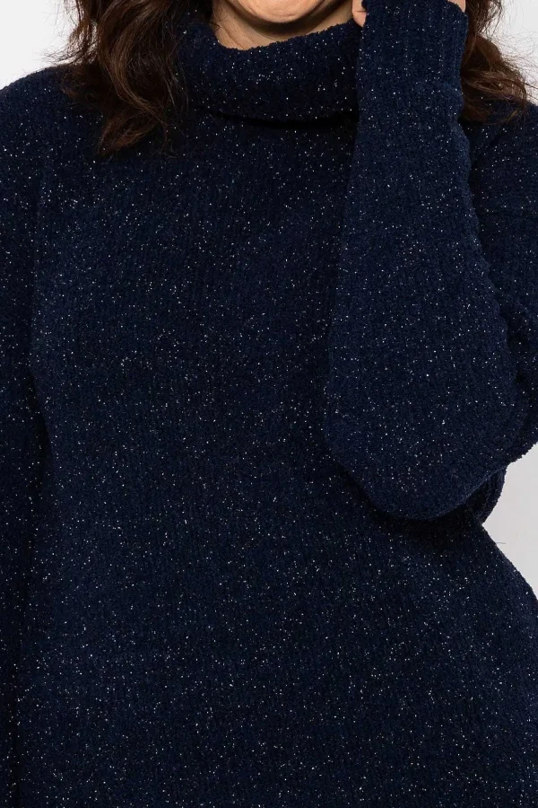 Voulez Vous Lurex Knit In Navy*Women Jumpers & Cardigans