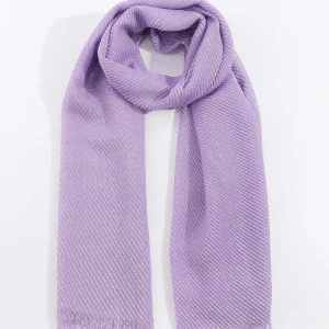 SOUL Accessories Lurex Pleated Occasion Scarf In Lilac* Accessories